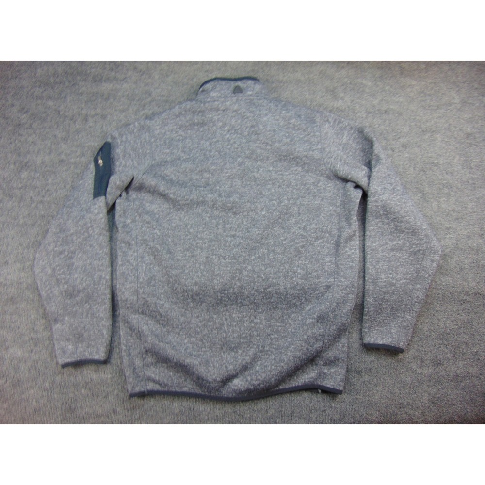 Atlanta Braves Pullover Mens Large 1/4 Zip Gray Heather Antigua Sporty MLB Gear - Picture 3 of 8